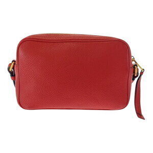 Prada leather red shoulder crossbody bag